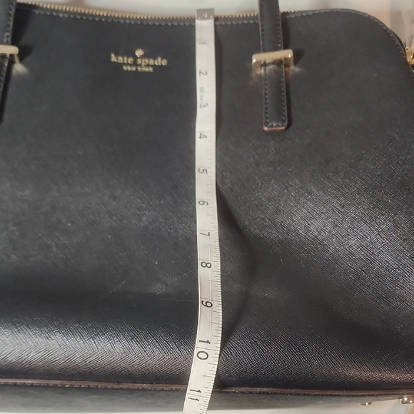 Kate Spade Large Cedar Street Elegant Black Satchel - Picture 9 of 11